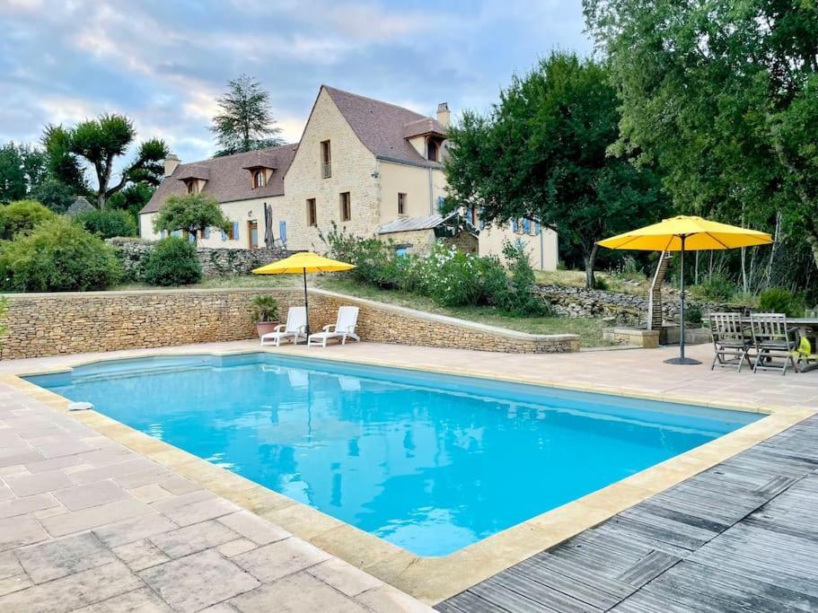 Charming 19Th Century Farmhouse With Pool Vitrac  Esterno foto